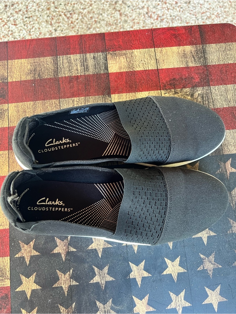 Clarks Cloudsteppers Men’s Slip-On Loafers in Black